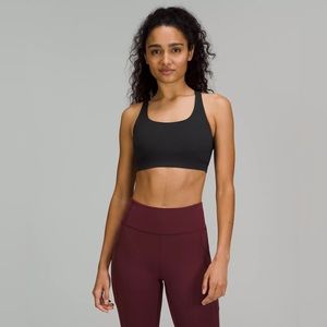 NWT lululemon black energy bra size 6